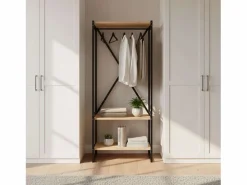Perchero Rus Roble Safir y 160cm Mueble Perchero