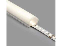 Ledkia Perfil Neón SFLEX 24x18 Superficie Semicircular Curva Vertical para Tira LED IP20 hasta 15 mm 50 m