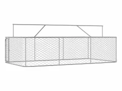 Clicnbuy Perrera de exterior con tejado 400x200x150 cm