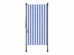 Persiana enrollable exterior tela acero blanco 100x270 cm ES148128