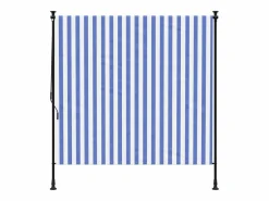 Best Persiana enrollable exterior tela acero blanco 150x270 cm ES830286 Azul