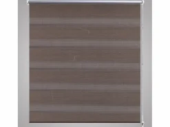 Outlet Helloshop26 Persiana enrollable marrón filtrante de luz 120 x 175 cm cortina para ventana persiana de privacidad 4102111 Marru00f3n