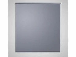 Helloshop26 Persiana enrollable opaca gris de 140 x 230 cm cortina de ventana persiana de privacidad 4102067