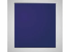 Outlet Helloshop26 Persiana enrollable opaca azul de 120 x 230 cm cortina para ventana persiana de privacidad 4102059 Negro