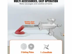 Discount Picadora De Carne Manual SucceBuy, De Hierro Fundido Resistente Con Abrazadera De Mesa De Acero