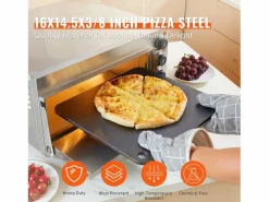 Discount Piedra para Pizza SucceBuy, Precurada, 40,6 × 36,8 × 1 cm
