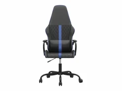 Discount Clicnbuy piezas Silla gaming con masaje cuero sintético y negro Azul
