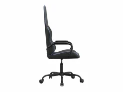 Discount Clicnbuy piezas Silla gaming con masaje cuero sintético y negro Azul