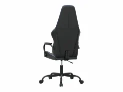 Discount Clicnbuy piezas Silla gaming con masaje cuero sintético y negro Azul