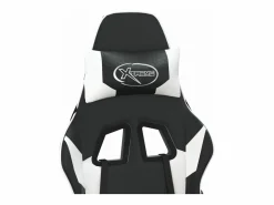 Sale piezas Silla gaming cuero sintético y blanco Silla Gaming