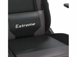 Clicnbuy piezas Silla gaming cuero sintético y gris