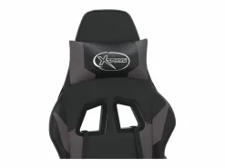 Clicnbuy piezas Silla gaming cuero sintético y gris