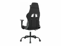 Discount Clicnbuy piezas Silla gaming de masaje cuero sintético negro y Gris