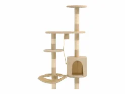 Garden Furniture Pilnar Rascador de gatos de pared con poste de sisal 194 cm