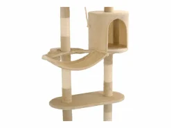 Garden Furniture Pilnar Rascador de gatos de pared con poste de sisal 194 cm