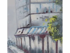 Online Pintura al óleo pueblo pintado a mano Cuadro