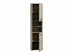 Online TOPESHOP PISA - Armario de baño estilo moderno -170x40x30cm - Armario de pared de baño - Almacenamiento de baño Color natural claro