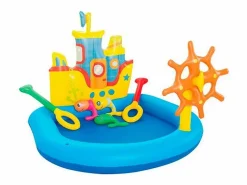 Bestway Piscina Barco remolcador 140 x 130 x 104 cm con figuras hinchables