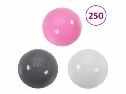 Piscina de bolas para niños con 300 bolas 75x75x32 cm ES553700 Piscina Desmontable
