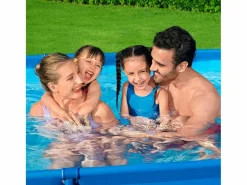 Sale Piscina desmontable Deluxe Splash Frame Pool 3300L forma rectangular 66x300x201 cm Piscina Tubular