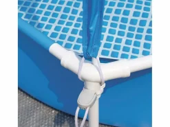 Clearance Intex Piscina desmontable Canopy Metal Frame con toldo 700L Ø183x38 cm Azul