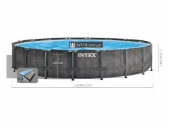 Discount Piscina desmontable Prism Frame Greywood 24311L con depuradora Ø549x122 cm Piscina Tubular