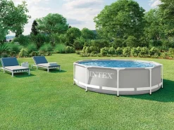 Intex Piscina desmontable Prism Frame 4.485L 4 personas con depuradora 76xØ305 cm