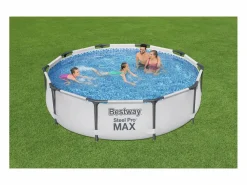 Bestway Piscina Desmontable Tubular Steel Pro Max 305x76 cm con Depuradora Cartucho 1.249 L/H
