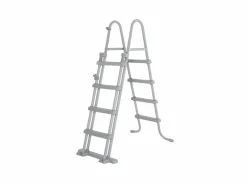 Outlet Bestway Piscina Desmontable Tubular Steel Pro Max Diseño Piedra Ø549x122 cm Depuradora Cartucho 5.678 L/H Cobertor y Escalera Gris