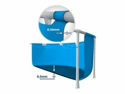 Clearance Intex Piscina elevada rectangular 450x220x84 cm con bomba Azul