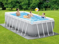 Intex Piscina elevada rectangular 400x200x122 cm con bomba y escalera