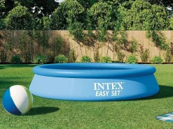 New Piscina hinchable Easy Set 3.077L 3 personas con depuradora 61xØ305 cm Piscina Desmontable