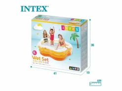 Sale Intex Piscina hinchable infantil Estrella 460L naranja 53x185x180 cm Multicolor
