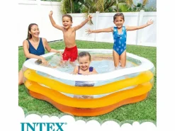 Sale Intex Piscina hinchable infantil Estrella 460L naranja 53x185x180 cm Multicolor