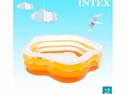 Sale Intex Piscina hinchable infantil Estrella 460L naranja 53x185x180 cm Multicolor