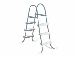 Best Piscina rectangular desmontable Prism Frame 3539L con depuradora+escalera gris 300x175 cm Piscina Tubular