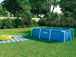 Best Piscina rectangular Small Frame familiar 28271 2282L 65x260x160 cm Piscina Tubular