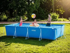 Intex Piscina rectangular Small Frame 28273 familiar 7127L 450x220 cm