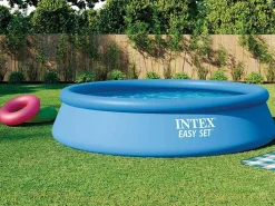 Sale Intex Piscina redonda hinchable Easy Set 7290L con depuradora Ø396x84 cm Azul