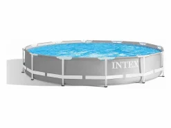 Intex Piscina redonda Prism Frame 26710NP +6A D366x76 cm