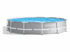 Intex Piscina tubular Prism Frame redonda 3,66 x 0,76 m - - claro