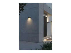 Online Pla XL - Aplique de pared LED de 35 W con interruptor CCT 2700K/3200K/4000K en aluminio, aplique de pared con luz ascendente - Beneito & Faure Negro