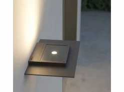Online Pla XL - Aplique de pared LED de 35 W con interruptor CCT 2700K/3200K/4000K en aluminio, aplique de pared con luz ascendente - Beneito & Faure Negro