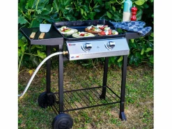 Somagic Plancha de asar a gas 2 fuegos 5,3kW PAMPLUNA