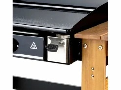 Somagic Plancha de asar a gas ASCAIN 2 quemadores 6kW - Madera