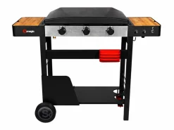 Outlet Somagic Plancha de asar a gas SAN SEBASTIAN 3 quemadores 6,45kW - Negro