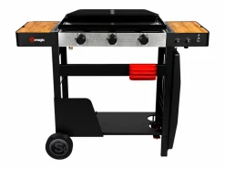 Outlet Somagic Plancha de asar a gas SAN SEBASTIAN 3 quemadores 6,45kW - Negro