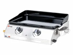 Discount Plancha de asar a gas VERA 200 2 quemadores 5,3kW Plancha Cocina