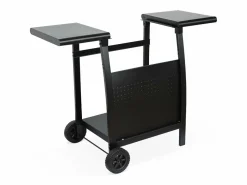 Online Sweeek Plancha de gas 2 quemadores 5kw con carrito Negro