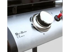 Online Sweeek Plancha de gas 2 quemadores 5kw con carrito Negro